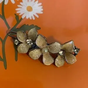 Gerard Yosca hair clip Buy Vintage Gerard Yosca Shell Hair Clip - Gold Tone - Faux  main image 4